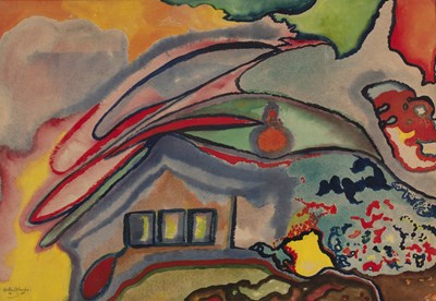 Lot 338 - Grace Pailthorpe (1883-1971) Landscape, 1968...