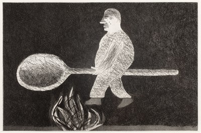 Lot 49 - David Hockney (b.1937) Riding around on a...