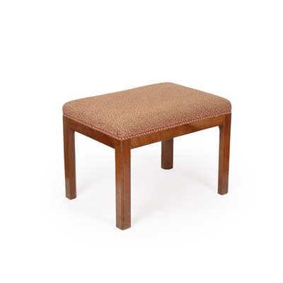 Lot 649 - Cotswold School Stool walnut frame, with...