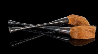 Lot 63 - A pair of African fly whisks.