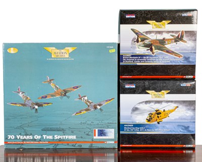 Lot 1362 - A collection of Corgi aviation models