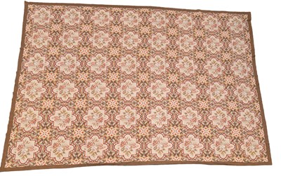 Lot 60 - A 19th century English needlepoint carpet