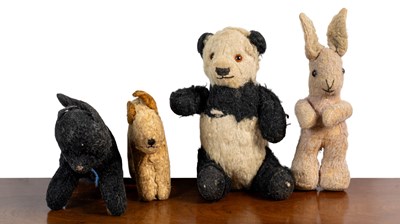 Lot 1337 - A small collection of mid-20th century plush children's toys