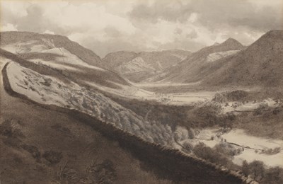 Lot 136 - David Woodford (b.1938) Welsh Landscape, 1976...