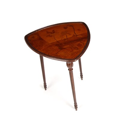 Lot 669 - Emile Gallé (1846-1904) Table with marquetry...