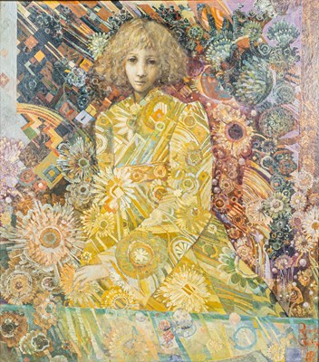 Lot 253 - Robert Salmon (1939-2020) The Floral Kimono...