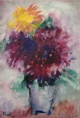 Lot 251 - Leslie Marr (1922-2021) Flowers in a Vase,...
