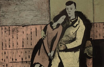 Lot 29 - William Scott (1913-1989) Seated Couple...