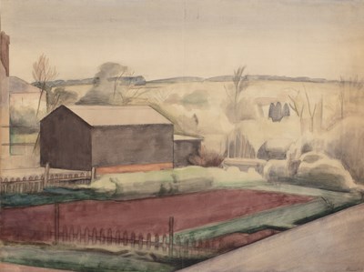 Lot 200 - Bernard Meninsky (1891-1950) Landscape with...