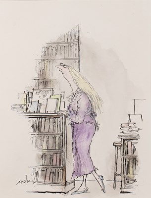 Lot 51 - Ronald Searle (1920-2011) Study of a Lady in...