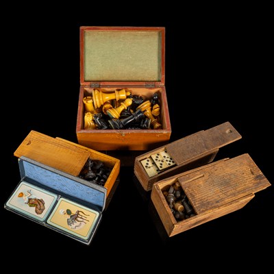 Lot 1361 - Three chess sets