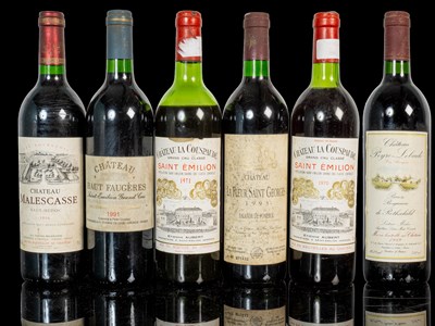 Lot 1000 - Six various bottles of French red wine