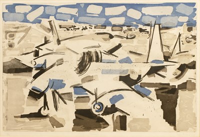 Lot 126 - Ian Fraser (1933-1986) Aircraft, 1957 etching...