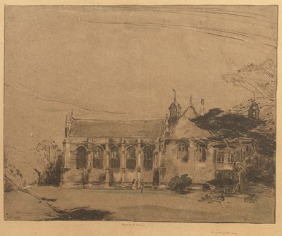 Lot 125 - William Nicholson (1872-1949) Wadham College,...