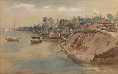 Lot 119 - Alan Sorrrel (1904-1974) Hullbridge, Essex...