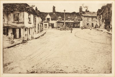 Lot 109 - James Hamilton Hay (1874-1916) Village Scene...