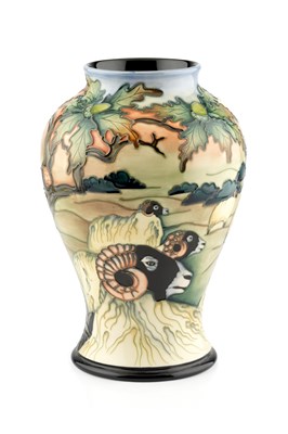 Lot 557 - Philip Gibson for Moorcroft Pottery Waisted...