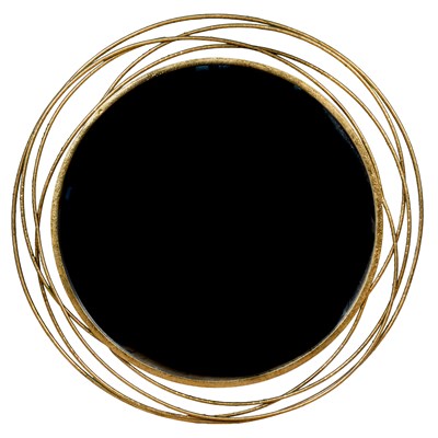 Lot 135 - A circular wall mirror