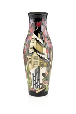 Lot 567 - Kerry Goodwin for Moorcroft Pottery Vase Town...