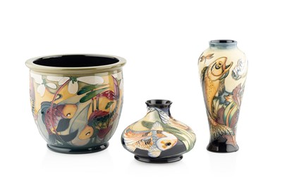 Lot 568 - Philip Gibson for Moorcroft Pottery Three...
