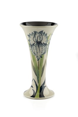 Lot 547 - Moorcroft Pottery Vase Green Iris (Legacy) ...