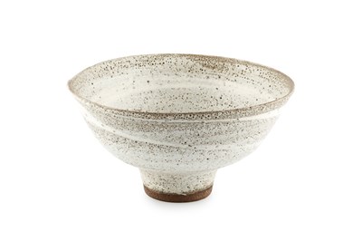 Lot 414 - Peter Wills (b.1955) Smaller Footed Bowl white...