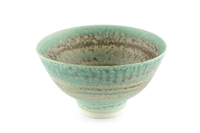 Lot 485 - Peter Wills (b.1955) Bowl green and brown...