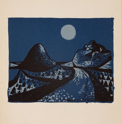 Lot 82 - John Craxton (1922-2009) Full Moon Over Hilly...