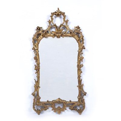 Lot 171 - A 19th century gilt gesso Rococo style wall...