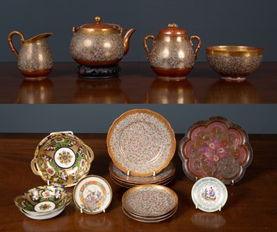 Lot 96 - A Japanese porcelain tea service with...