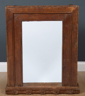 Lot 482 - An antique Eastern hardwood frame fitted with...