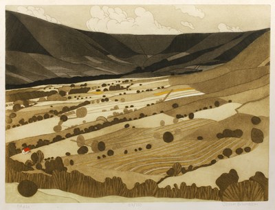 Lot 196 - John Brunsdon (1933-2014) 'Edale', etching and...