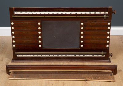 Lot 423 - A 19th century mahogany snooker or billiard...