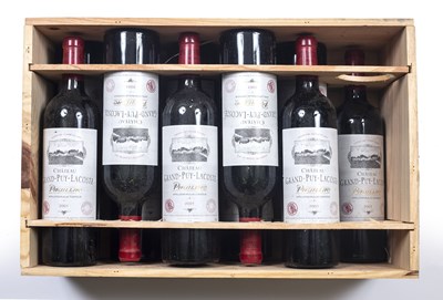 Lot 600 - Eleven bottles of Chateau Grand-Puy-Lacoste...