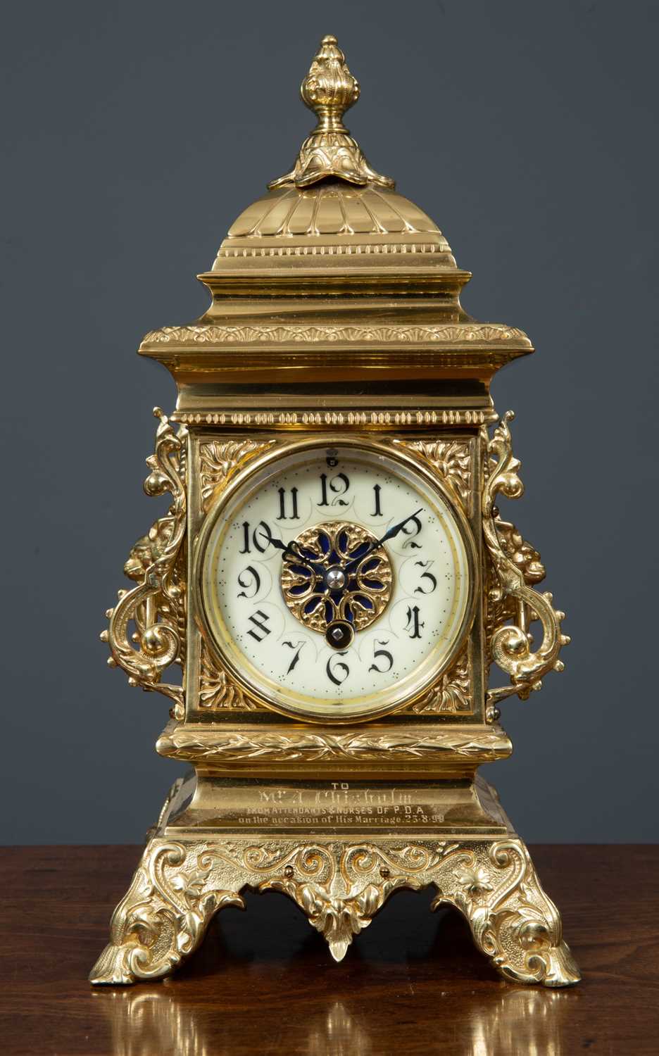 Lot 527 - A late 19th century Medaille de Bronze brass...