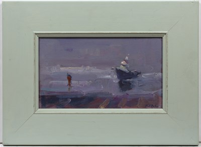 Lot 169 - Paul Darley (b.1958) 'Long Day's End' oil on...