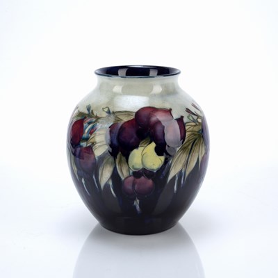 Lot 386 - Moorcroft pottery 'Wisteria' large vase on...