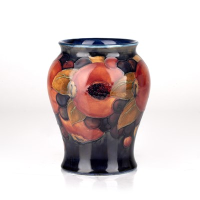 Lot 382 - Moorcroft pottery 'Pomegranate' baluster vase,...