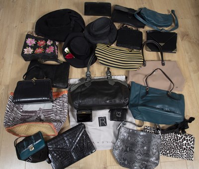 Lot 180 - A collection of handbags, tote bags and...