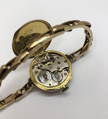 Lot 190 - A lady's bracelet watch by Rolex, the circular...