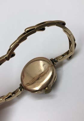 Lot 190 - A lady's bracelet watch by Rolex, the circular...