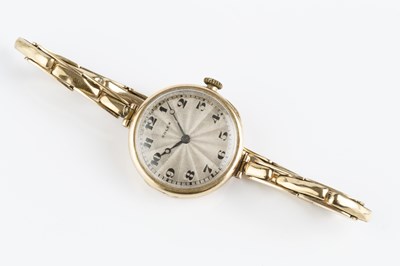 Lot 190 - A lady's bracelet watch by Rolex, the circular...