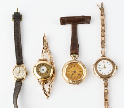 Lot 207 - A collection of four watches, comprising an...