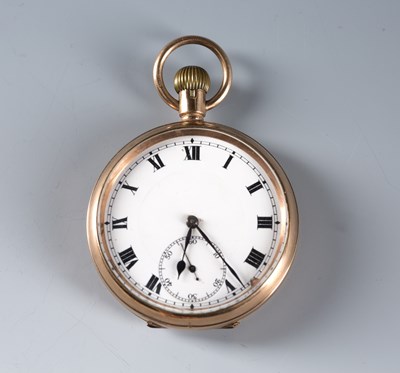 Lot 229 - Victorian 9ct gold pocket watch the white...