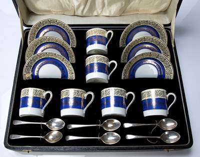 Lot 350 - Cased set of Rosenthal coffee cans and saucers...