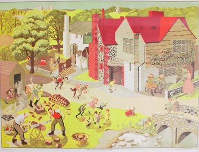 Lot 151 - A set of four posters from the General Service...