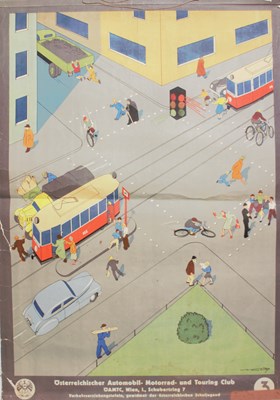 Lot 148 - A set of four mid 20th century posters...