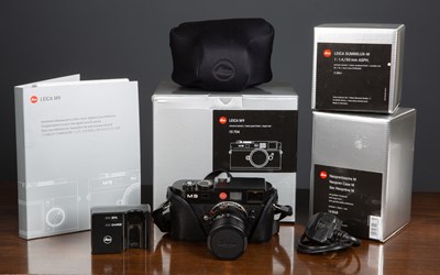 Lot 1 - A Leica M9 Digital Rangefinder Camera in black,...