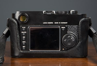 Lot 1 - A Leica M9 Digital Rangefinder Camera in black,...