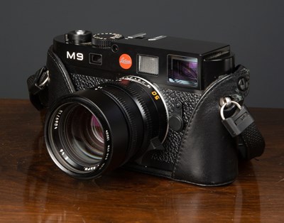 Lot 1 - A Leica M9 Digital Rangefinder Camera in black,...